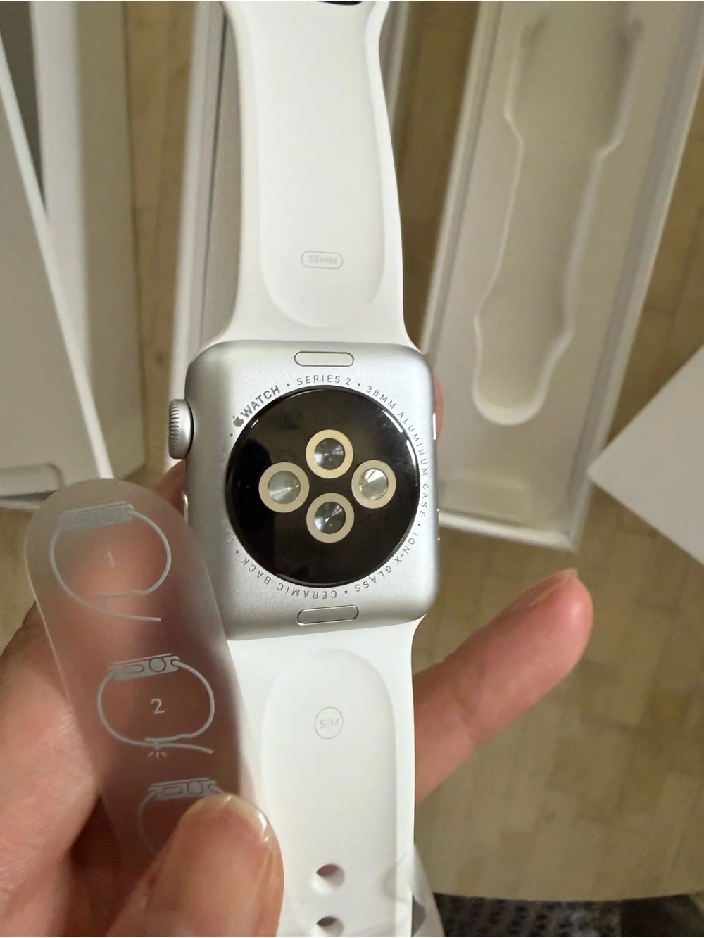Apple Watches series 2 - 2 set 38mm black and white